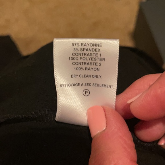 Velvet brand sheer top draped neckline - Picture 6 of 6